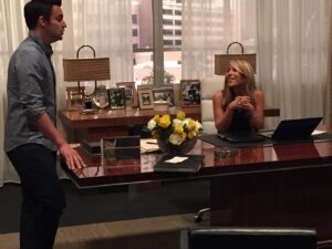 Lori Greiner Instagram - Flashback to when I was on New Girl…so much fun!! Did you see that episode? #Swuit #NewGirl
