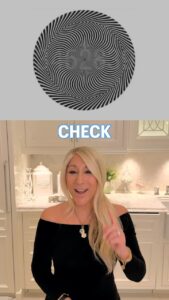 Lori Greiner Instagram - What number do you see? #opticalillusions #opticalillusion #numbers