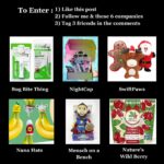Lori Greiner Instagram - Huge Huge Shark Tank giveaway – There will be 3 winners who will each be getting all of these Fabulous prizes!! To enter: 1️⃣ LIKE this Post 2️⃣ FOLLOW @lorigreinershark , @bugbitething , @nightcapit , @swiftpaws_official , @nana.hats , @natureswildberry & @menschonabench 3️⃣ TAG 3 Friends in the comments ✨BONUS Entry: SHARE this post to your stories 3 Winners will each get ALL of the following: Bug Bite Thing – Insect Bite & Sting Relief: * Bug Bite Thing Suction Tool PLUS New Tick Remover combo pack NightCap – Drink Spiking Protection: * NightCap Gift Box – (2) NightCap Scrunchies, (2) NightCap Keychains, (1) Shot Glass, (3) NightCap Stickers, & (1) NightCap Keychain Straw Swift Paws – Playful Enrichment Products for your Pets: * NEW Holiday Surprise toy – set of 3 toys Nana Hats – Keep your Bananas Fresher Longer!: * Gift set of 4 different Nana Hats – Unicorn, Pineapple, Santa & Shark Nature’s Wild Berry – Super Fruit that Transforms Sour, Tart & Acidic Dishes into Sweet!: * 50 Serving bag BONUS: One Lucky Winner will also receive the Limited-Edition Judah Maccabee Doll from Mensch on a Bench The Winners will be announced next week - Good Luck!! #Giveaway #SharkTank #HolidayCheer #Gifts *Giveaway open to US residents only GIVEAWAY CLOSED