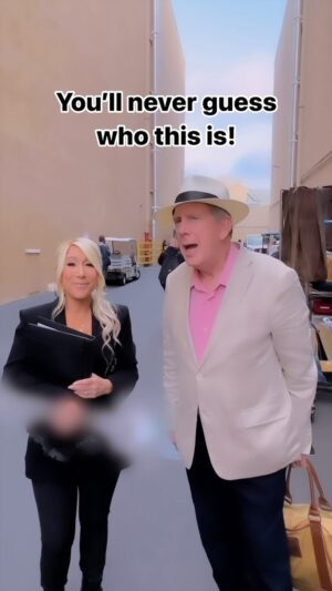 Lori Greiner Instagram - Can you guess who this is? 
#SharkTank #BehindTheScenes