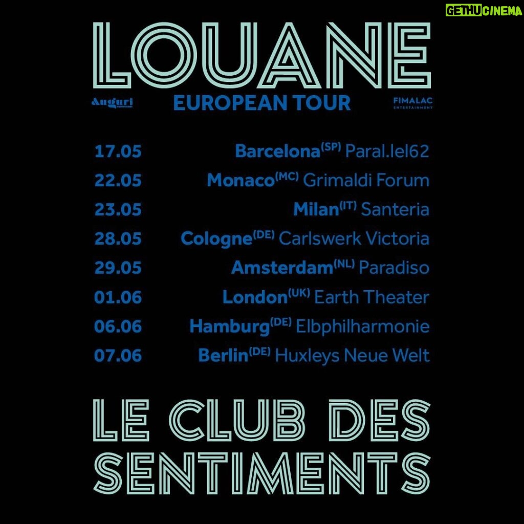 Louane Emera Instagram - EUROPEEEEEEEEEEE GET YOUR TICKETSSSS S’il vous plaît 🥹♥️ because i really really Can’t wait de chanter partouuuuut ♥️✨✨✨✨ 📸 @milarnsr