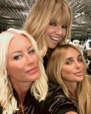 Louise Redknapp Instagram - Girls night 🤍 great catch up with these 2 beauts, thanks for a fun night @vanouten_denise and @thekatethornton xxx