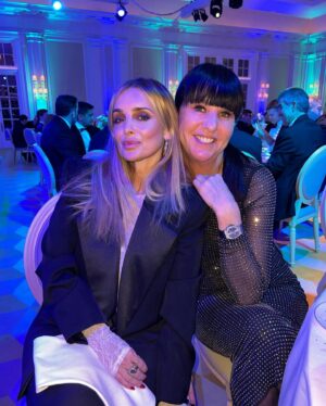 Louise Redknapp Instagram - Thank you @bocusedoruk for a fab evening of gorgeous food and fundraising for The Cancer Awareness Trust.

It was a pleasure to perform for everyone at  Raffles London at The OWO last night 🤍 xxx 

Suit: @ysl 
Lace body: @wardrobe.nyc 
Shoes: @ysl 

📸 photo 5 & 6: @jodihindsphotographer
