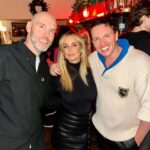 Louise Redknapp Instagram - Fun night at the Massive Christmas party last night! 🥂🤍 xxx