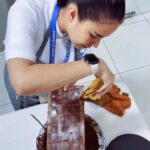 Louise delos Reyes Instagram - Week 8 • Chocolates Unleashing my inner chocolatier! 🍫 This class is definitely one of our favorite topics! We were able to make our own bonbons, bars and truffle chocolates! From tempering to molding, every moment in this chocolate class was pure bliss! 😍 It's also our first class with Chef @beatrixcodina. Thank you for being patient with us! @apca_philippines #Week8of12 #PastryStudentLife #APCAPhilippines #APCA #ChocolateClass #ChocoLovers