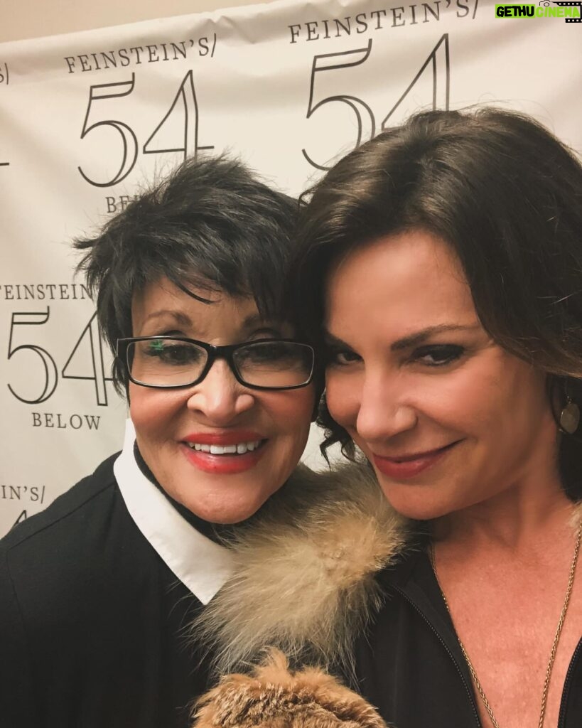 Luann de Lesseps Instagram - So fortunate I had the great honor of meeting such an #icon. Rest in peace to the legendary Chita Rivera⭐️💙. What a privilege to be taking the same stage at @54below February 1-3rd🗽