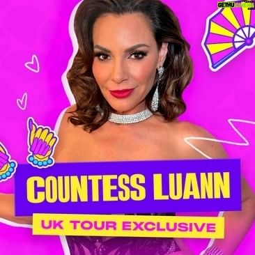 Luann de Lesseps Instagram - 🇬🇧 UK, I’M COMING! 🇬🇧 After seeing all your love for my two shows at this years @mightyhoopla festival, I decided to spread the Countess spirit a little further, and I’m excited to announce I will be playing TWO MORE UK SHOWS IN JUNE! You can catch me and my live cabaret show on: ➡️ 6th June, Albert Hall Manchester ➡️ 7th June, KoKo London Tickets are on sale NOW, let’s play UK!  Link in bio to buy!💋