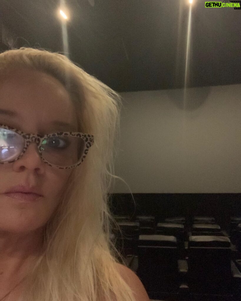 Lucy Davis Instagram - An entire cinema all to ourselves! I mainly went for the air conditioning but #orphanfirstkill was kind of good. Kind of