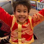 Lucy Liu Instagram - Welcoming in the Year of the Metal Ox with open arms and hearts! 💛 🎇 #happylunarnewyear