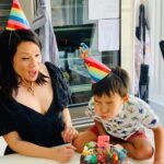 Lucy Liu Instagram - My darling son turned 5 yesterday. He is a rainbow of light and his energy is pure magic. As a human being, a woman, a mother, a daughter - now more than ever we must come together to fight for the soul of this nation. Let’s all wish as hard as he is for a brighter and safer future for our children and Mother Earth. I am all in for #BidenHarris2020 and their vision for an inclusive America @JoeBiden @KamalaHarris