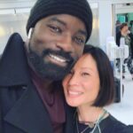 Lucy Liu Instagram - Look who popped over to the stage on my 1st day directing @newamsterdamnbc @realmikecolter 🥰