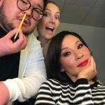 Lucy Liu Instagram - @allanface new technique for applying lipstick💋