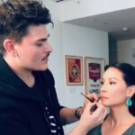 Lucy Liu Instagram - Wow wow @makeupbymario on the launch of your 1st makeup collection! The product, the presentation and most of all YOU. CANNOT wait to put these to good use (but I’ll never be able to recreate your magic touch!)
