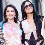 Lucy Liu Instagram - Tremendously inspired by my dear friend @demimoore new memoir #InsideOutBook - knowing where you came from and what you’ve accomplished and the stories you still have to tell. Survivor, Warrior. Sister. Friend. Beaming w/ pride for you! ❤️❤️❤️