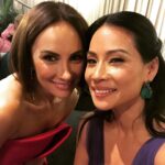Lucy Liu Instagram - Not haggard moms @thetonyawards w stunning & talented @laurabenanti
