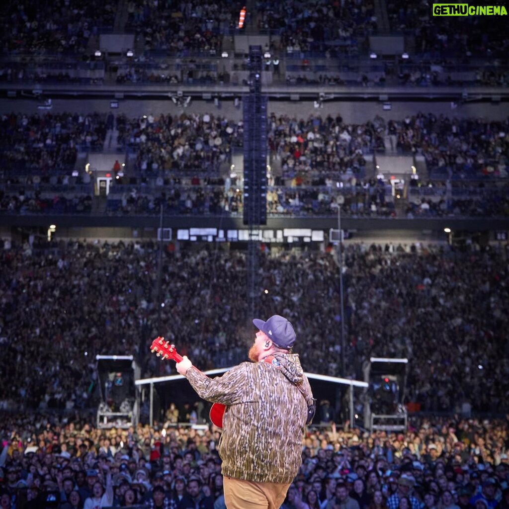 Luke Combs Instagram - Biggest show I’ve played in my life - over 80k people… Unbelievable. Thank you, State College, for a show we’ll never forget. 📸: @davidbergman