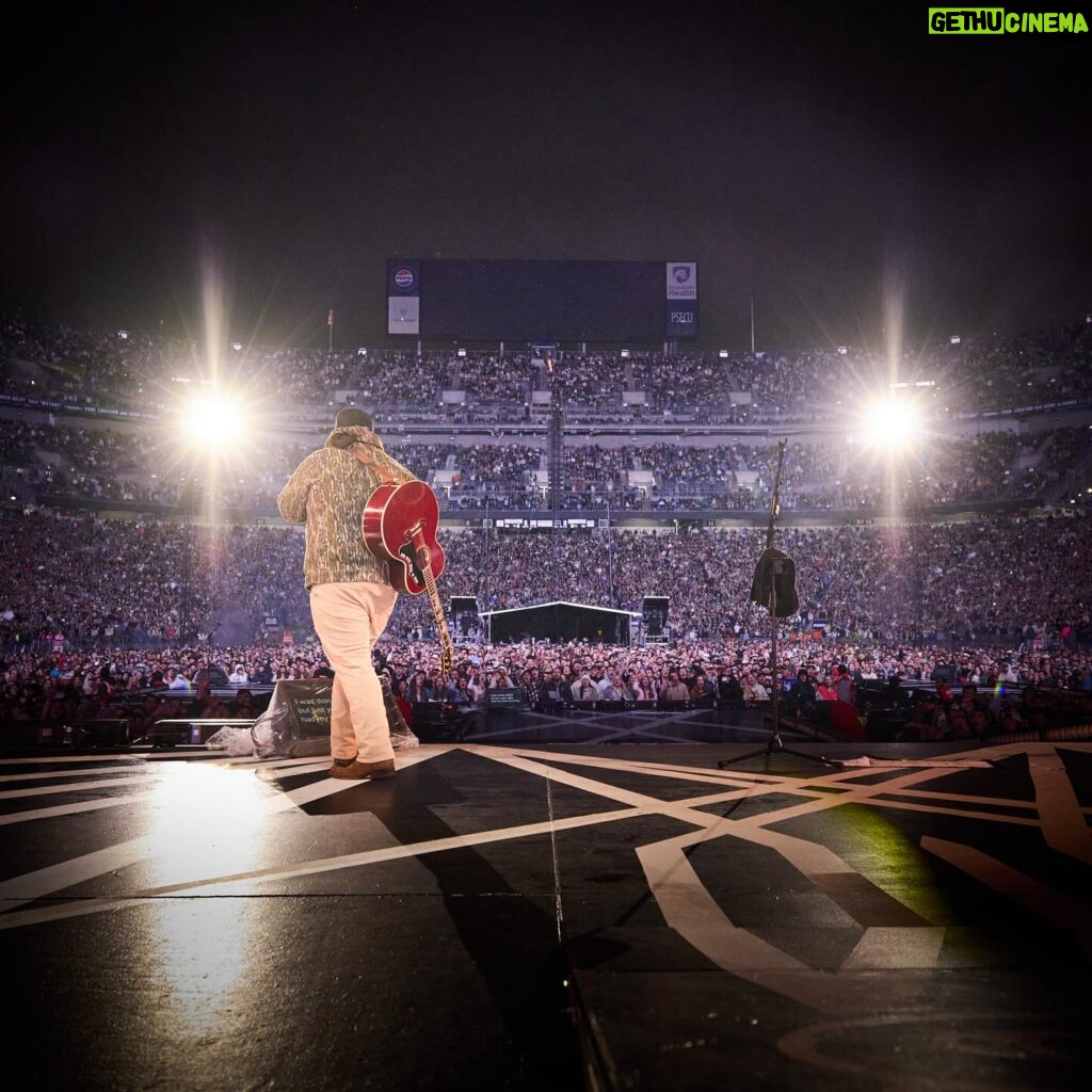 Luke Combs Instagram - Biggest show I’ve played in my life - over 80k people… Unbelievable. Thank you, State College, for a show we’ll never forget. 📸: @davidbergman