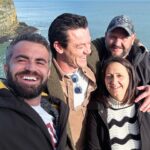 Luke Evans Instagram – The sun came out for the giants, the Welsh and Spanish ☀️ #happyeaster