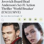 Luke Evans Instagram – Buckle up and Bring it on! @millajovovich ❤️