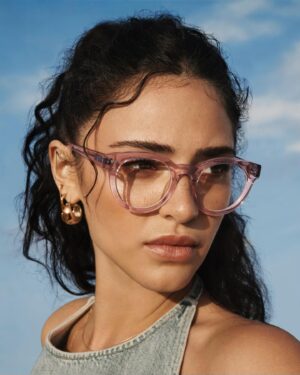 Luna Blaise Instagram - rose colored glasses , sunny skies etc🪽🎀☀️👓 @warbyparker