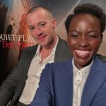 Lupita Nyong'o Instagram - Schnitzel’s first junket?! Purrfection! 💯😽🎬 @josephquinn @aquietplace #DayOne
