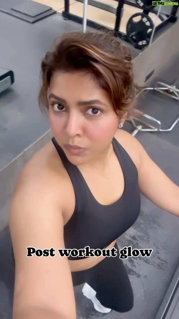 Luviena Lodh Instagram - The flushed look post workout #instagram #reels #postworkout