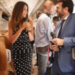 Mãdãlina Ghenea Instagram - So honored to be awarded together with Liz Hurley , Giancarlo Giannini and Carlo Verdone soon at @marateale. Press conference on a train @frecciarossaofficial . For me @frecciarossaofficial has a very special meaning, I’ve been studying for most of my auditions on their trains and I have to say I consider train rides my lucky charm ritual.