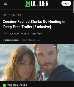Mãdãlina Ghenea Instagram - So excited for my movie ‘Deep Fear’ @collider anticipates it becoming a cult classic  DEEP FEAR releases in the UK across select cinemas (UK and Ireland) and on Amazon, iTunes, Sky Store, Google Play, Microsoft, Rakuten, Virgin and BT from 30th October 2023. Can’t wait? Preorder now here: https://itunes.apple.com/gb/movie/deep-fear/id1710368745