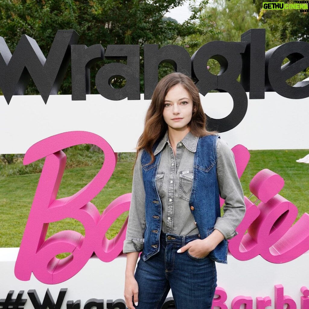 Mackenzie Foy Instagram - Thank you for having me!!!!! @wrangler @barbie