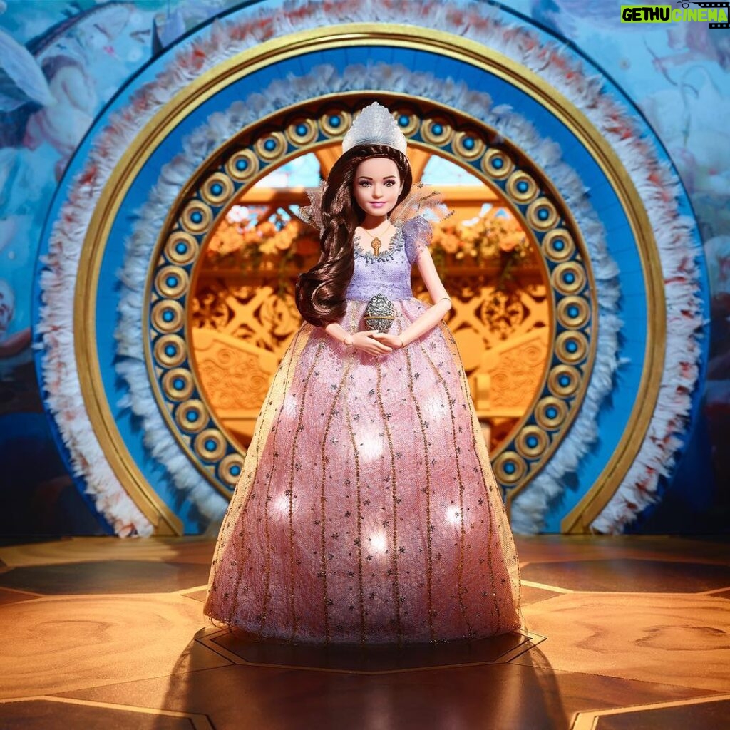 Mackenzie Foy Instagram - I’m super excited to see Clara as a doll! In her beautiful light up dress or in her soldier uniform! ❄🌸🍬🐀 Uncover the mystery and journey into the Four Realms with The Ballerina of the Realms, Sugar Plum Fairy, and Clara. Available tomorrow!!!!✨#DisneysNutcracker @disneysnutcracker