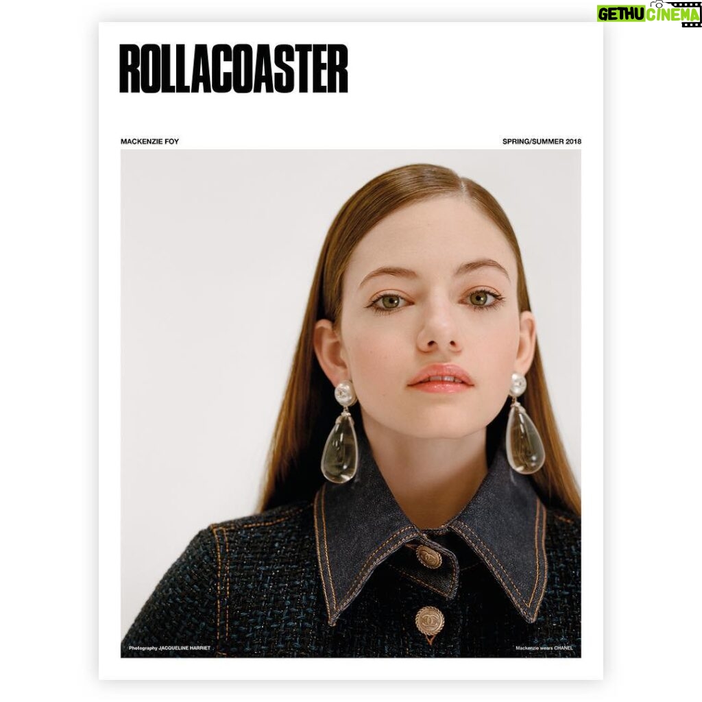 Mackenzie Foy Instagram - @rollacoastermagazine 💜