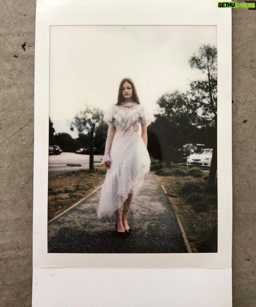 Mackenzie Foy Instagram - ✨ @rodarte ✨ Thank you so much for having me at your beautiful show! 📷 @jillandjordan