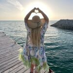 Madeleine Matar Instagram - As the sun sets on another perfect day, I’m soaking in every moment of this summer bliss 🌅✨ #MadeleineMatar #مادلين_مطر