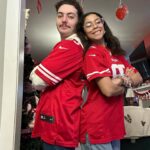 Madison Reyes Instagram - Game Day lovelies!!! @mr.reyes718 Shaun supports us this superbowl! Couples that have different teams but root for each others if they have a game >