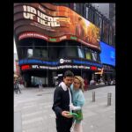 Mae Whitman Instagram - Another @uphereonhulu dump ft. Carlos and my sickening handshake, my Cinderella outfit by @anteprimaofficial, us basking in the glow of our TIMES SQUARE BILLBOARD BABY and the all too revealing invite to our wrap party the brilliant Bernardo whom was forced to be my handler during filming made for us :,) #uphere #is #thebest