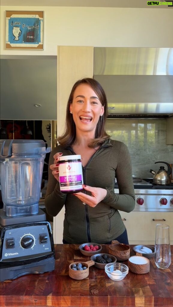 Maggie Q Instagram - I came up with this little concoction because I wanted more antioxidants in the morning without feeling weighed down or sluggish like you would after a big smoothie or bowl. The fresh berries🫐🍓 plus #MorningComplete Mixed Berry by @activatedyou means that this tastes as amazing as it feels. This is easy on the tummy. It’s easy to make. It’s the perfect morning drink! Ingredients for 1 serving: Ice (amount of your preference) 1/4 cup blueberries 1/4 cup blackberries 1/4 cup raspberries 1 scoop of yogurt 1/3 cup of almond milk 1/2-1 cup of water 1 scoop of Morning Complete Mixed Berry ⁠ 🍓Comment ‘BERRIES’ for a surprise! #guthealth #guthealthmatters #gutmicrobiome #wellnessjourney #healthylifestyle #greensmoothie #greendrink