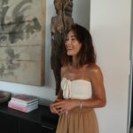 Maggie Q Instagram - Maggie’s Design Corner! lol I love to bring the outside, inside! Things like weathered wood, stone, clay pottery, and even, fossilized sea shells bring so much energy to interior spaces. The vitality of each materials past life completes a room.