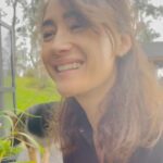 Maggie Q Instagram - I’ve heard if you just say “please!” really nicely then the plants will grow. We’ll see! I’m using this little pot outside my greenhouse to grow cilantro, oregano, and rosemary. For the cilantro, I dig down a quarter each, space the seeds a few inches apart, then cover them make over with soil. For the oregano and rosemary, which need light to germinate, I just loosen the top soil and spread the seeds on top!