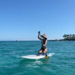 Maggie Q Instagram - Paddle boarding and kayaking are great exercise. But honestly, I just love being out on the water, with marine life all around me! What’s your favorite water sport?🌊