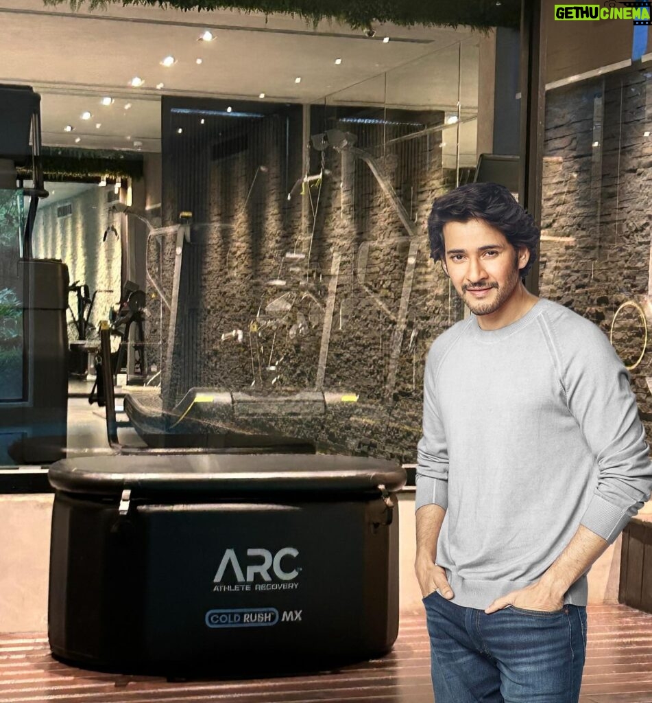 Mahesh Babu Instagram - Took my recovery to the next level with the ARC COLD RUSH MX automatic ice bath! Loving the faster recovery and the boost in my overall health everyday. But above all, I love the way I feel after I do an ice bath. Calm, refreshed and ready for the next challenge! @arcathleterecovery
