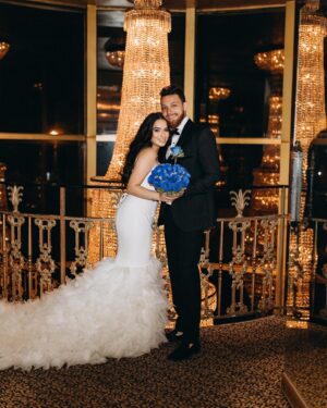 Mahmoud Hegazy Instagram - My fairytale ♥️ @ronna_zarrouk 🌹
Special thanks to the team :
suit: @abukhalilbespoke 
dress: @moniquelhuillier 
venue: @leonardspalazzo555 
jewelry: @maleksdiamond 
photography: @nikoll_ph 
entertainment: @djgudah 
وشكرا جدا لكل حد باركلي ربنا يفرح قلبكوا 🫶