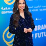 Mais Hamdan Instagram - اتشرفت بتقديم حفل شركه التامين الكبيره (سلامه بيت التامين المصري السعودي) @connectioneg @sherifmonsef Outfit @liza_atelier Pics by @bondo2._photography Styling @maishamdanoff #maishamdan #mimitta #ميس_حمدان #النسر
