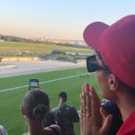 Maisie Richardson-Sellers Instagram - A dreamy Parisian evening at the races with @longchamp 🐎 didn’t win, guess that means I’ll have to come back..? 😏#LongchampAtTheRaces #ad