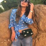 Malak Koura Instagram - What do you guys think of my new sunglasses from @fgb_egypt? I love the craftsmanship; the stones are Swarovski ♥️ @monkeyters