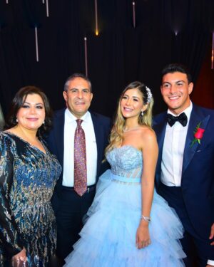 Malak Koura Instagram - Happiest day of my life to see my little sister Mariam become the most beautiful bride my eyes have ever seen. Love you always ♥️♥️♥️⠀
⠀
Wedding planning by @bydinaiskander⠀
My dress by @samahmahrancouture⠀
My makeup by @maram.makeup0