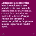 Malena Pichot Instagram – 🍳 Cuando comenzó la reacción conservadora, los varones que creíamos tan progres dieron una voltereta en el aire y se burlaron de lo conquistado hasta el momento por mujeres y diversidades. 

😶‍🌫️ Además, algunas militantes terminaron reclamándole al feminismo que no nos victimicemos y que laburemos más. El mantra de Simone de Beauvoir dice que no hay que dar ningún derecho por sentado. 

💪 Así que, aunque cansadas, tendremos que repetir todo de nuevo: las mismas premisas básicas, las discusiones de 2018 y las de las sufragistas de principio de siglo también. Porque no se trata de ser novedosas, sino de persuadir.

✒️ @malepichot
📷 @emilianamiguelez

 🫂 Agradecemos a las autoras por sumarse a la campaña #DameElFuegoDeTuAmor colaborando con este trabajo en apoyo a la reconstrucción de la redacción de nuestro medio.

👉🏽 Leé el texto completo en revistaanfibia.com
📲 (link en bio)