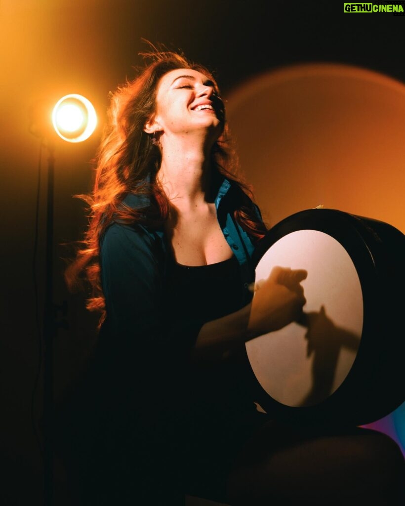 Malinda Kathleen Reese Instagram - If you’d told me a year ago that I’d get a bodhrán in Galway and it would change my entire perception of myself as an artist and my relationship to playing music I wouldn’t have believed you, but I wouldn’t have been surprised. 🌀 Made by Michael Vignoles 📷 @miaisabellaphotography