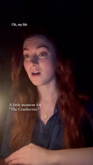 Malinda Kathleen Reese Instagram - I love hearing @thecranberries music being played a whole bunch again.  Makes me happy ❤️. Wore my @tgcjewellery_ necklace in honor of them.  #thecranberries #dreams #singer #siren #reverb #candlelight