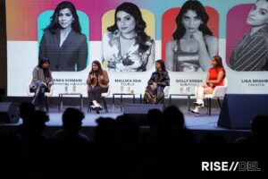 Mallika Dua Instagram - Mallika Dua, Dolly Singh and Lisa Mishra speaking with Priyanka Khimani in an insightful discussion on how women can attain a seat at the table. 

Presented in partnership with Women of Music India at RISE//DEL✨

#womi #RISErecap