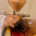 Malvi Malhotra Instagram - I used to think that being peaceful is the ultimate goal of my life . But controlling mind is not that easy . We always say that “ Control your mind before it controls you “. How to achieve that ? After I came here I learnt a lot which is much beyond what I used to think . After spending over a week here and following all the routines from yoga to therapies like SHIRODHARA , NASYA , BASTI to conscious breathing to meditation to studying and having a lot of philosophy sessions on “ PRANA “ I learnt that if your PRANA is in your control , you can control your EMOTIONS , MIND , HEALTH and everything. After doing that practice to be in sink with PRANA , my mind learnt thoughtless state. My concentration reached another level with this practice . Your mental health and physical health is in your control if you know this practice . Thank you @abhyasschoolofyoga For introducing me to Yog which is much vast than what we think it is .